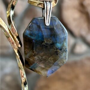 Large Labradorite pendant